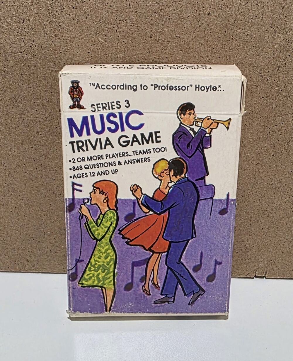 Vintage 1984 Series 3 Music Trivia Game from According to “Professor Hoyle”